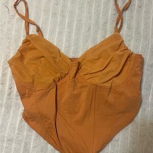 Forever 21 Orange Crop Top